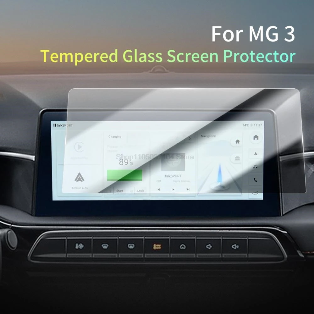 MG3 Infotainment Screen Protector view 2