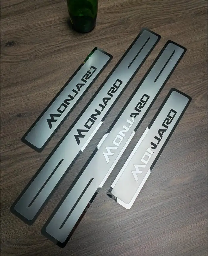 Geely Monjaro Stainless Steel Door Sill Scuff Plates - Anti-Kick Trim view 3