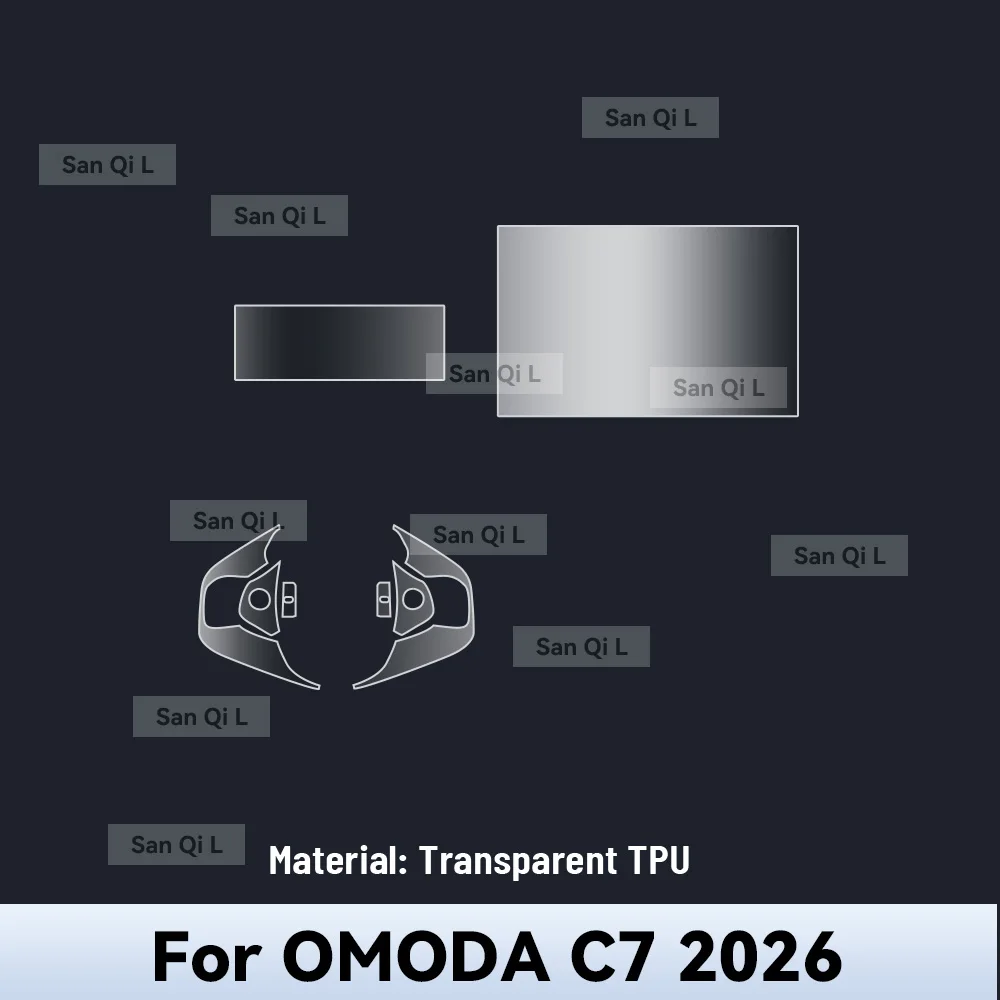 Omoda 7 PHEV Interior Screen & Console Protection Film view 3