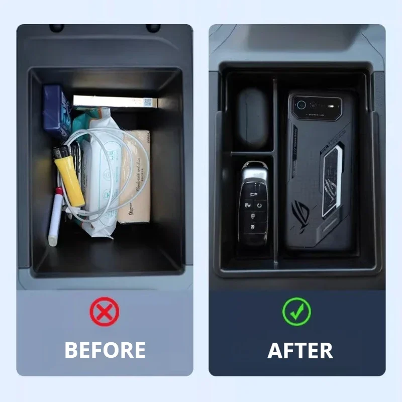 MG S9 PHEV Centre Armrest Organiser view 3