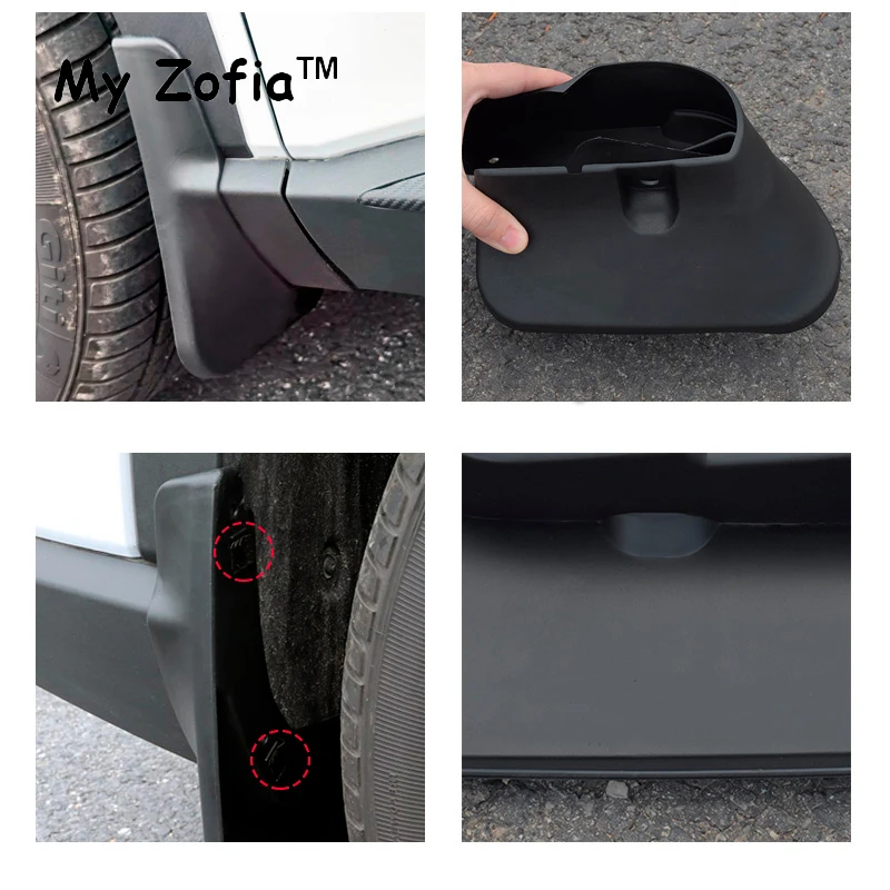 BYD Sealion 6 Mud Flaps Set (4pc, 2025) view 4