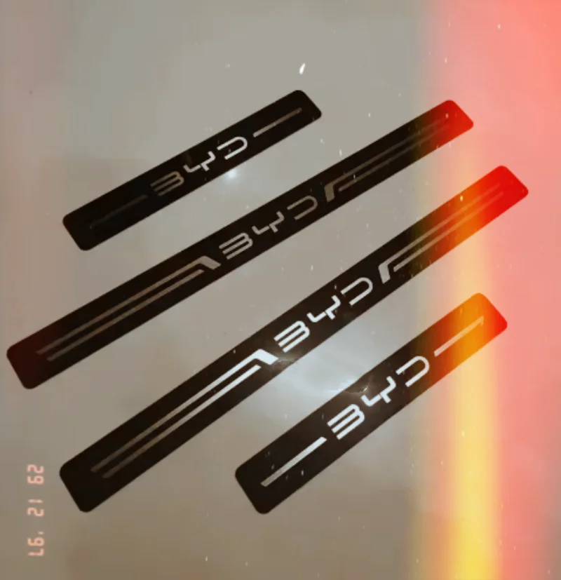 BYD Atto 3 Stainless Door Sill Protectors
