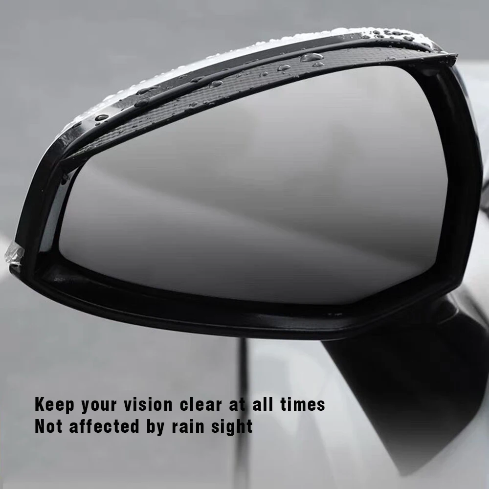 Chery Tiggo Carbon-Fibre Mirror Rain Shields / Sun Visors (2pcs) view 3