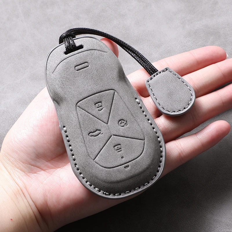 Xpeng P7 Key Fob Cover (Grey)